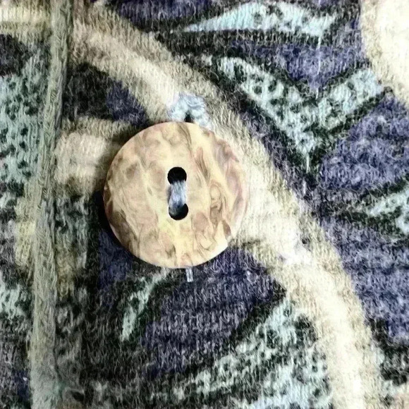 OP Sport Polo Shirt Mens Large Blue Hawaiian Floral Turtle Size XXL - Picture 11 of 11